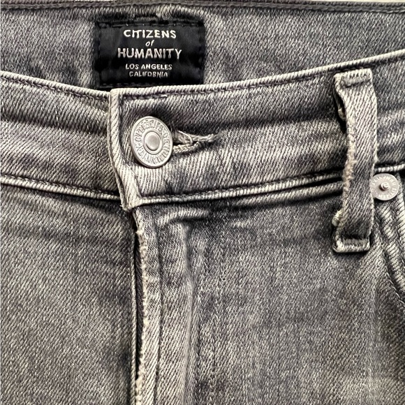 Citizens of Humanity Demy Cropped Flare Jeans in Gray | Size 28 - Picture 6 of 8